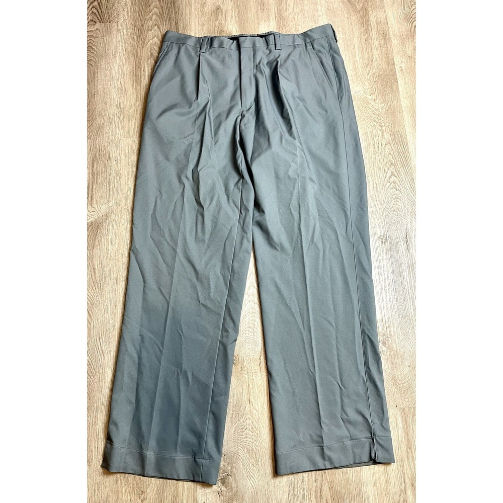 Tiger Woods Collection Pants Men's Size 37 Gray Golf Chino Casual Performance